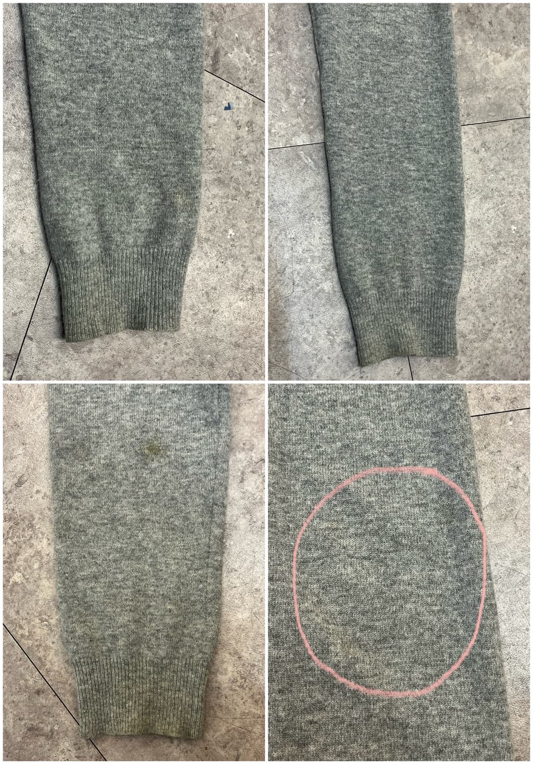 꼼데가르송 가디건 그레이 L #csz2668 상품이미지9