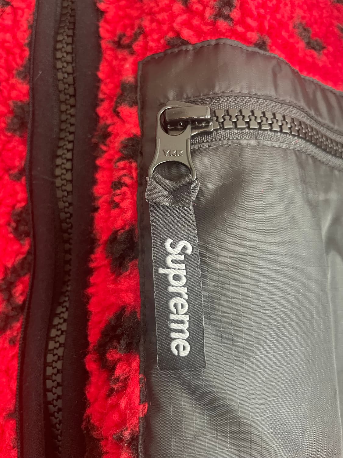 [M] 슈프림 레오파드 리버시블 후리스(17FW) 상품이미지4