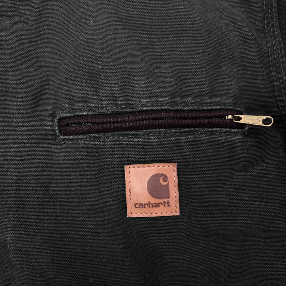 100 90s 칼하트  j97 대장급 모스그린 빈티지 워크자켓 상품이미지4