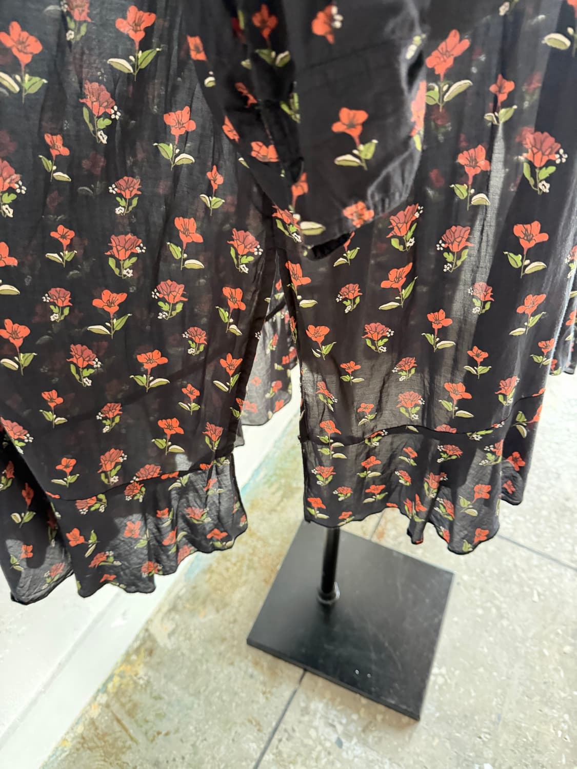 ZARA 플라워 셔링 원피스 상품이미지7