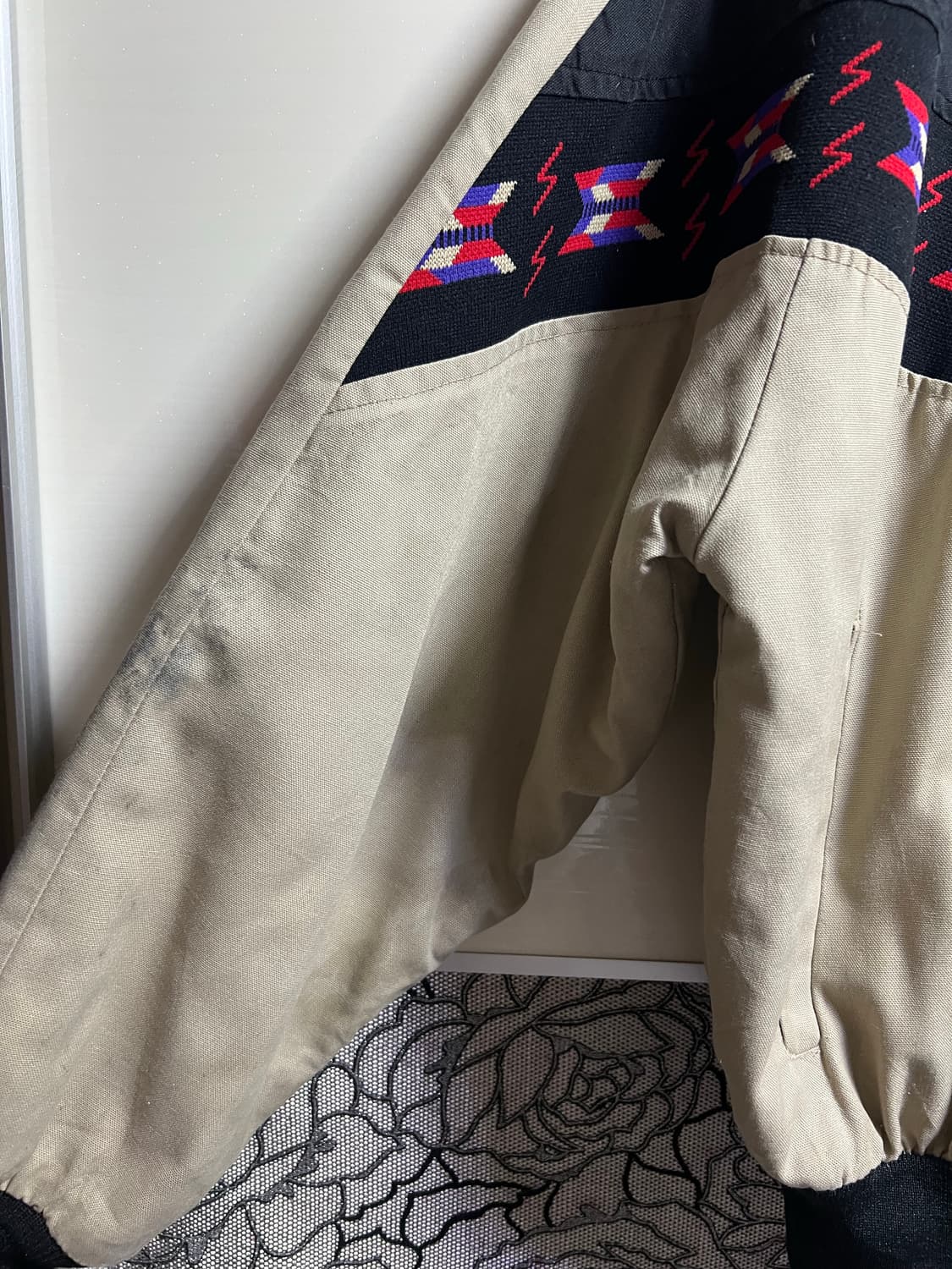 빈티지 80s 웨스턴 아즈텍 자켓 상품이미지4