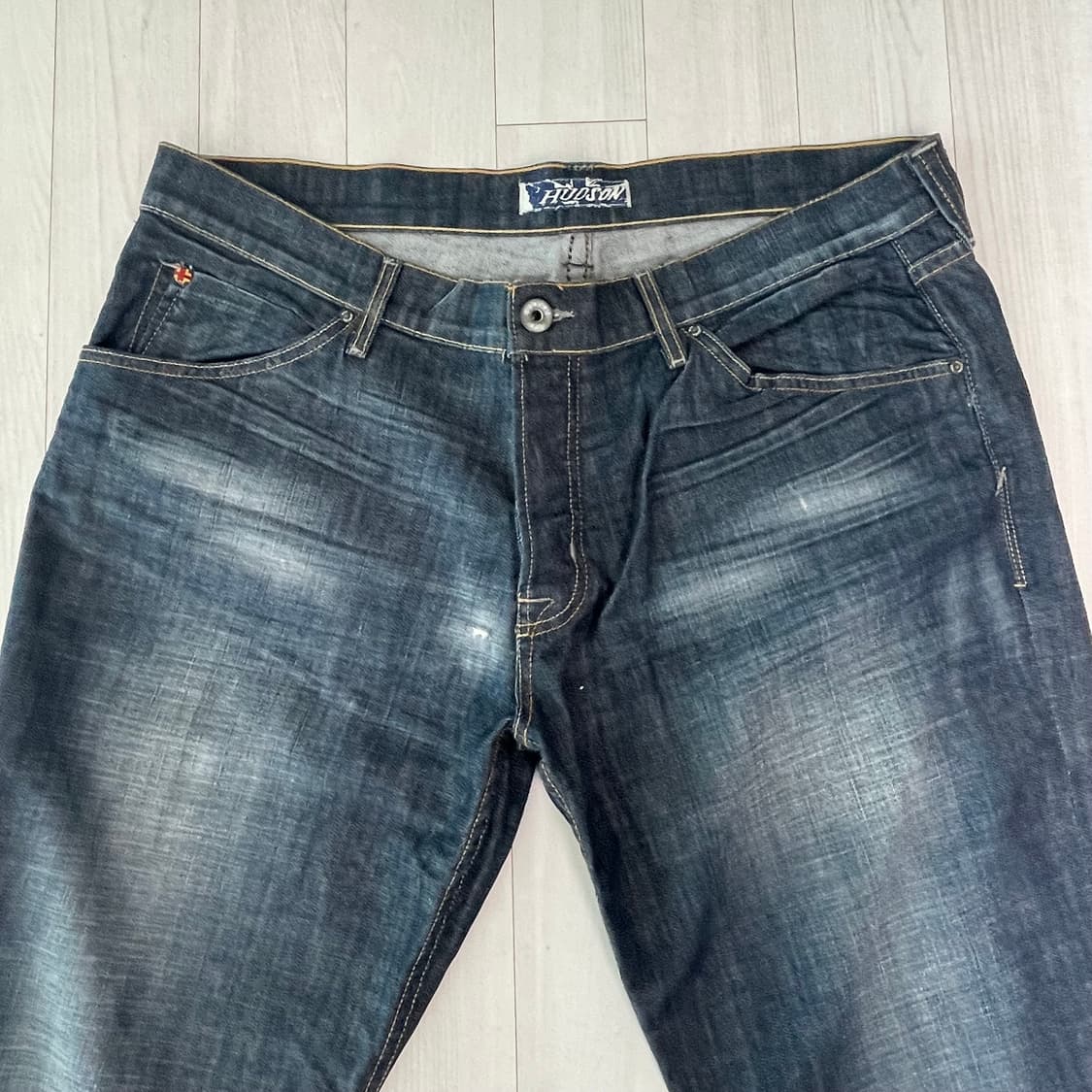 허드슨 다크블루 워싱 데님 40인치 (Made in USA) 상품이미지2