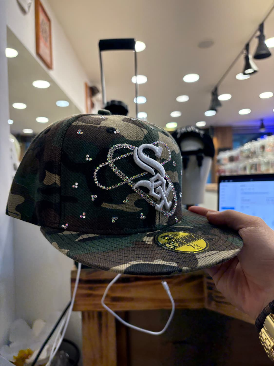 뉴에라 화이트 삭스 카모 커스텀 캡 상품이미지3