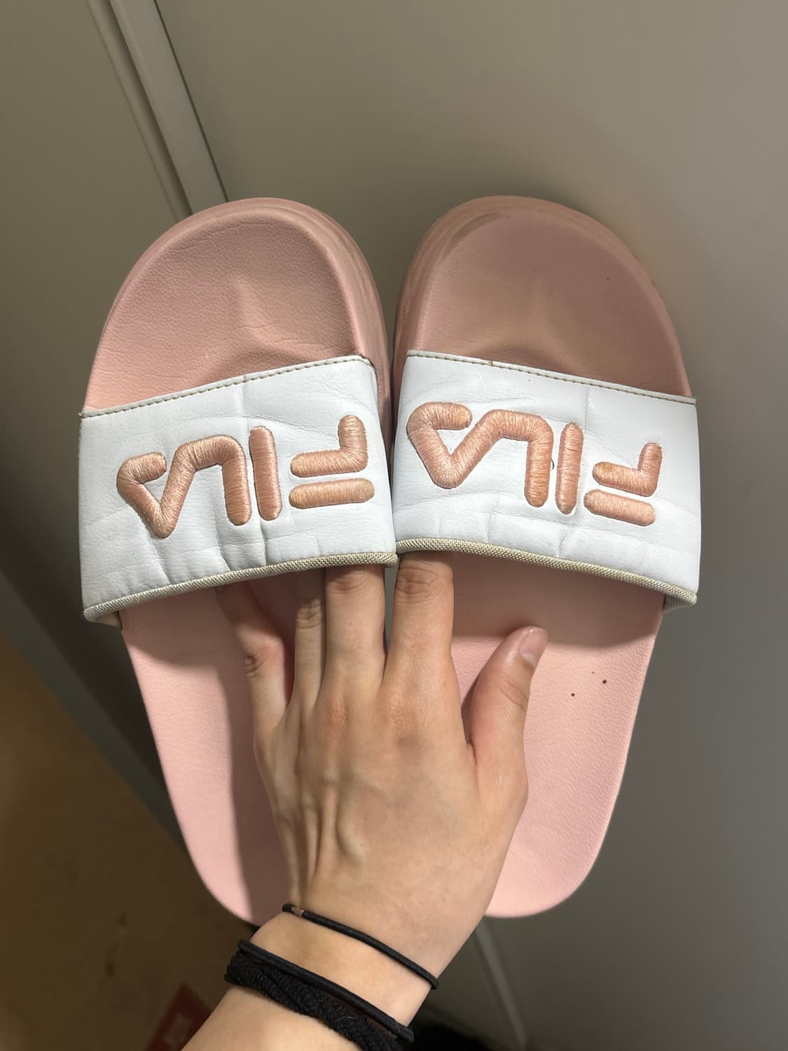 휠라 핑크 슬리퍼 상품이미지3