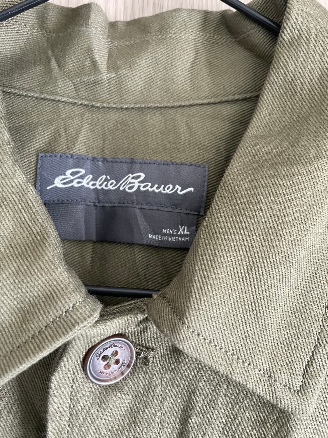 에디 바우어 카키 밀리터리 셔츠 자켓 상품이미지2