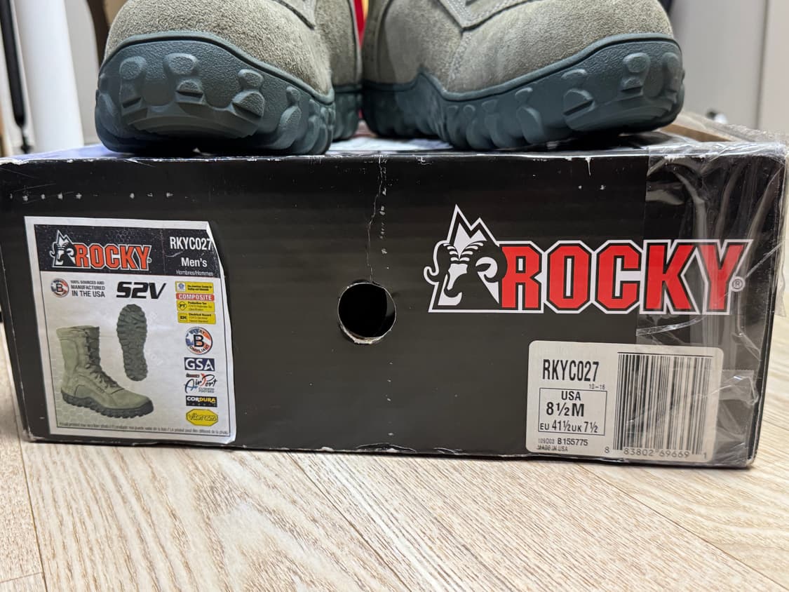 록키 S2V 미 공군 전투화 / 미사용 신품 / 8.5R 상품이미지4