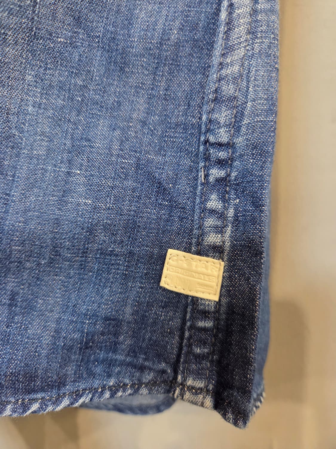 G-Star RAW 데님 민소매 셔츠(S) 상품이미지5