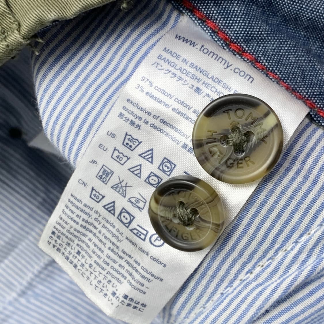 [36/정품] 타미힐피거 슬림핏 치노 팬츠 L2-0037 상품이미지9