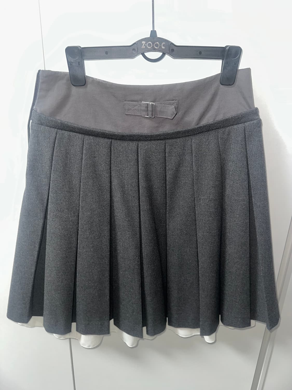 코이세이오 플리츠 스커트 그레이 상품이미지3