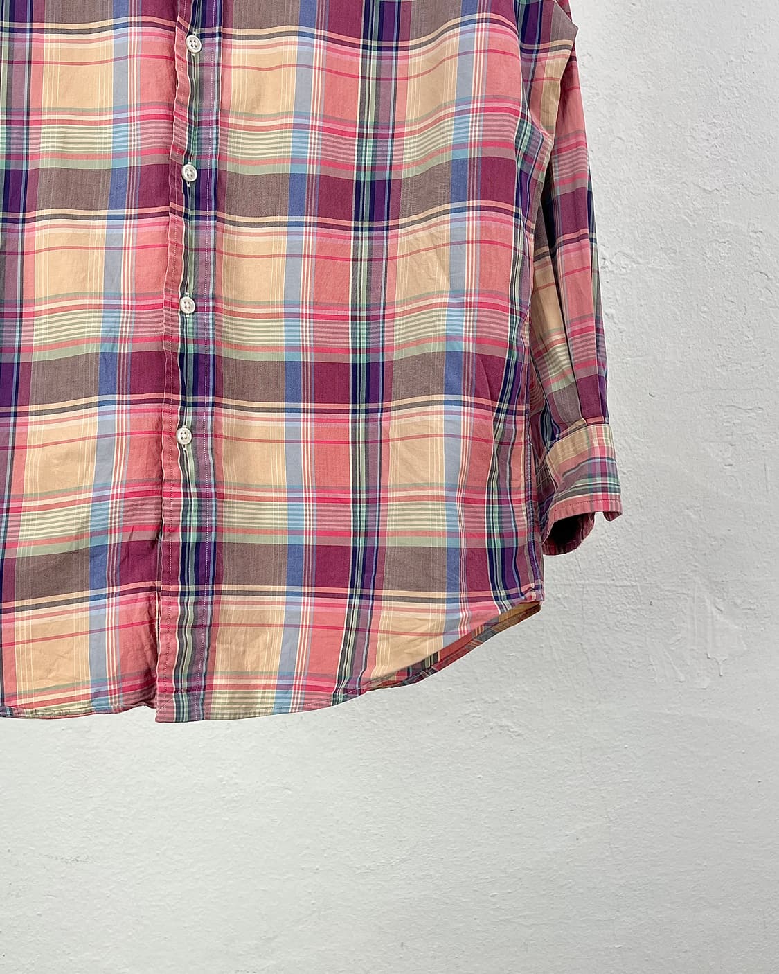 랄프로렌 마드라스 멀티 타탄체크 커스텀 셔츠 상품이미지5