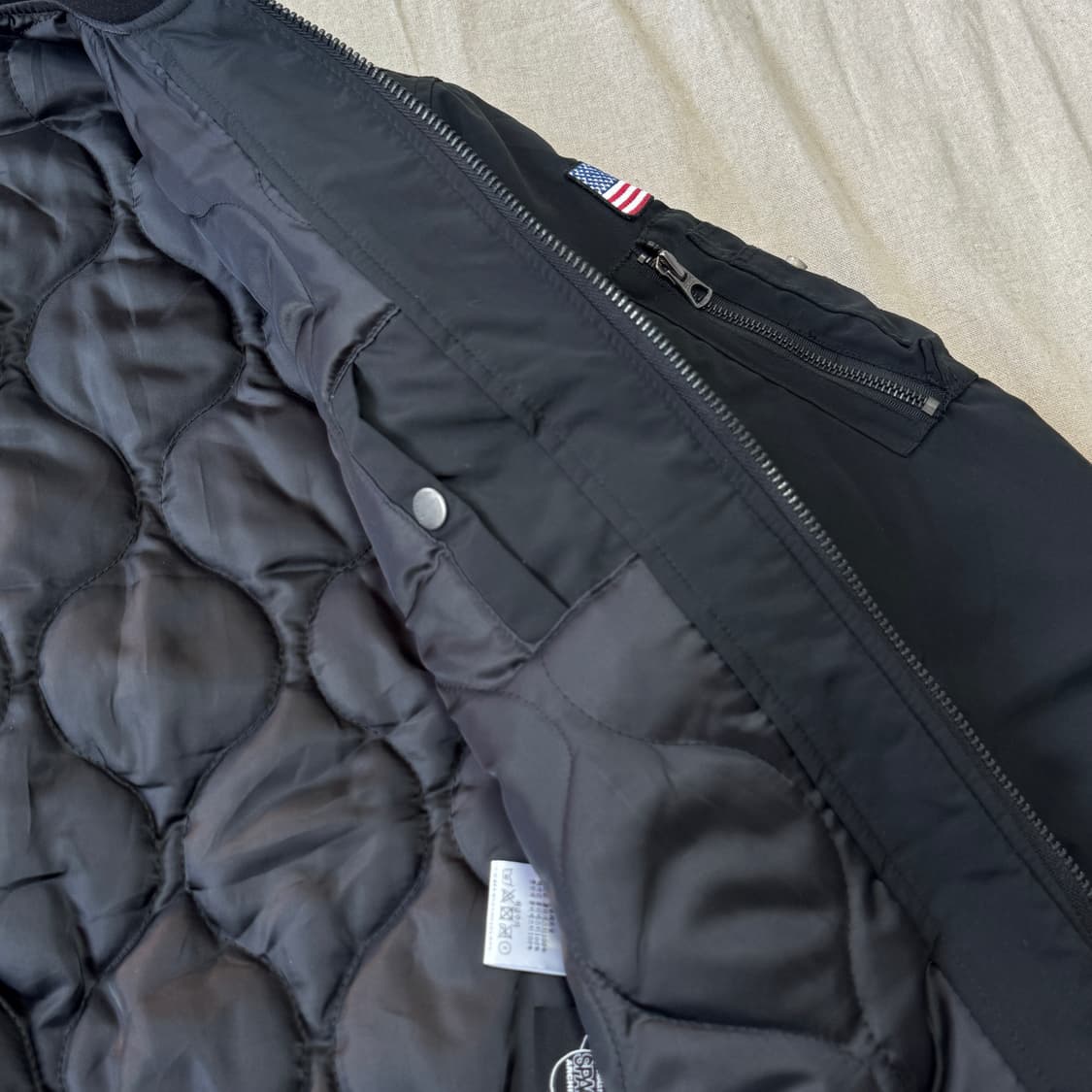 스테레오바이널즈 스페이스 항공점퍼 M 상품이미지7