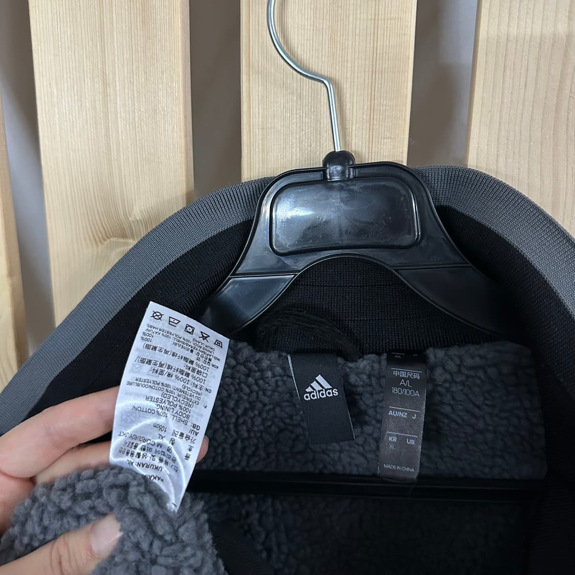 (XL) 아디다스 코듀로이 블랙 자켓 상품이미지5