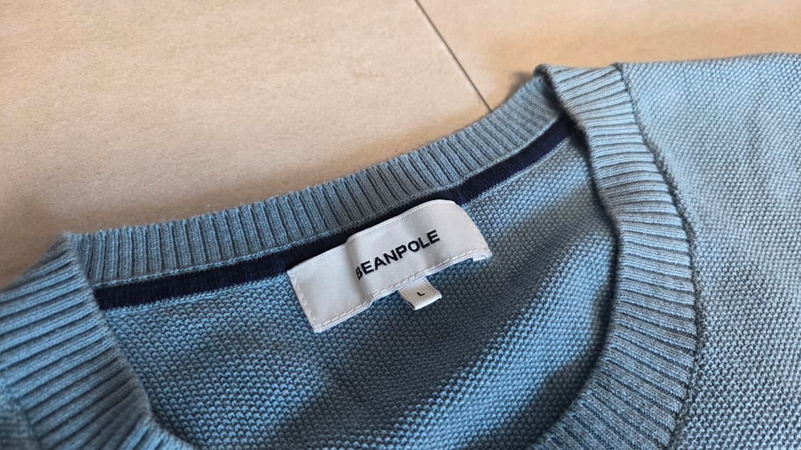 빈폴 젠틀 라운드 니트 반팔 티셔츠 상품이미지5