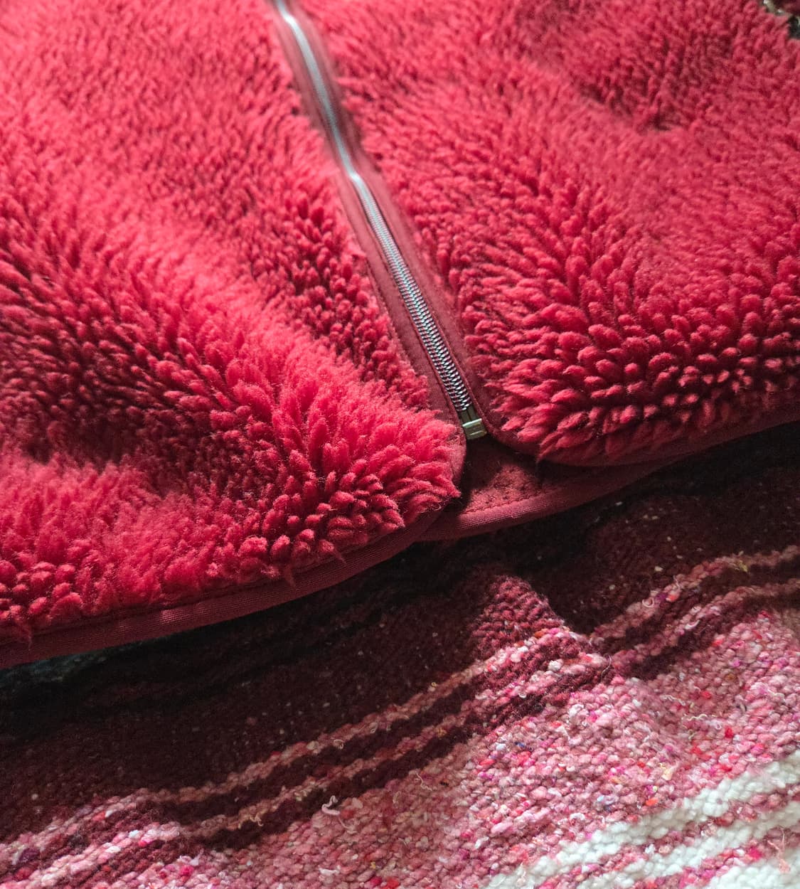 (XL)파타고니아 Mexico 딥파일 레트로 가디건 레드 상품이미지4