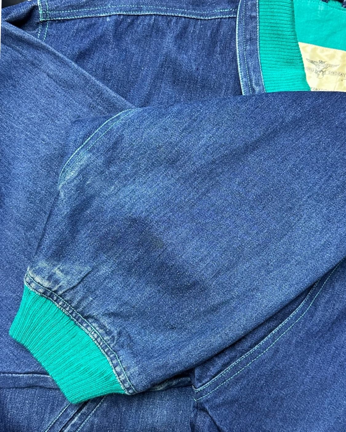 80s King Features Syndicate 뽀빠이 데님자켓 상품이미지7