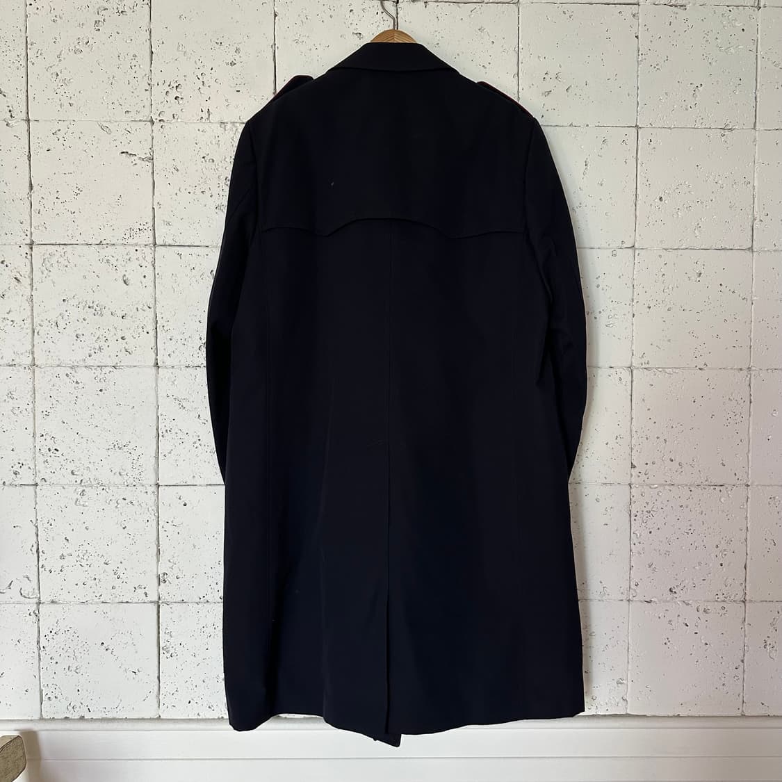 52 이탈리아군 네이비 트렌치코트 상품이미지6