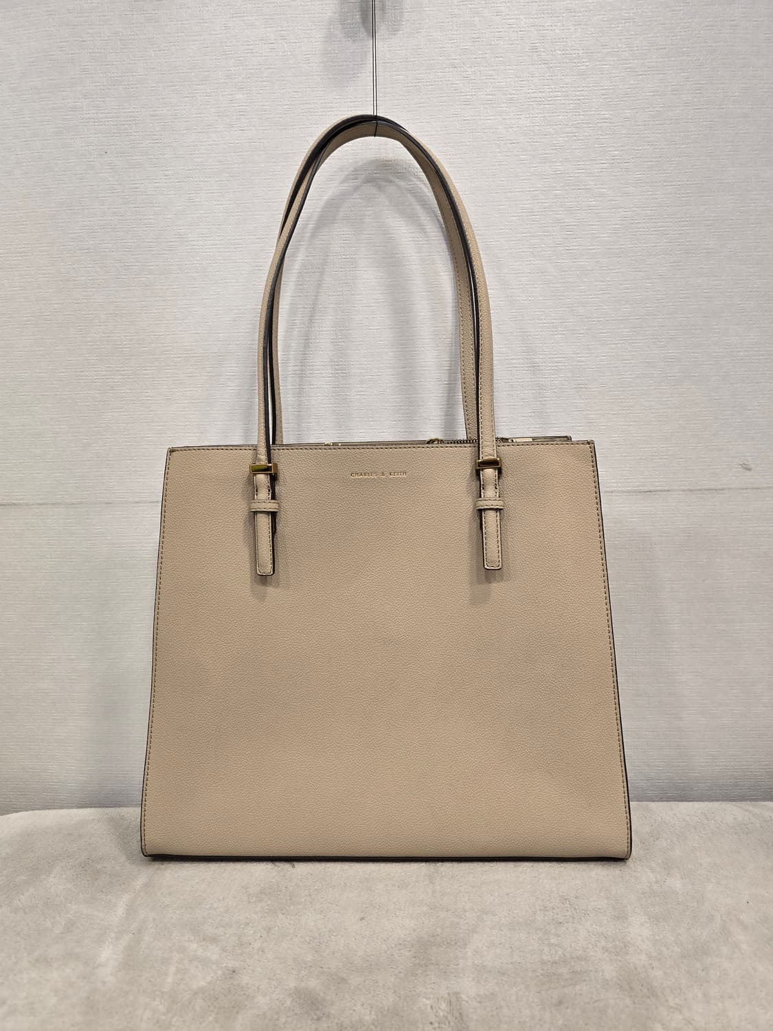 거의새거) 찰스앤키스 베이지 숄더백 상품이미지1