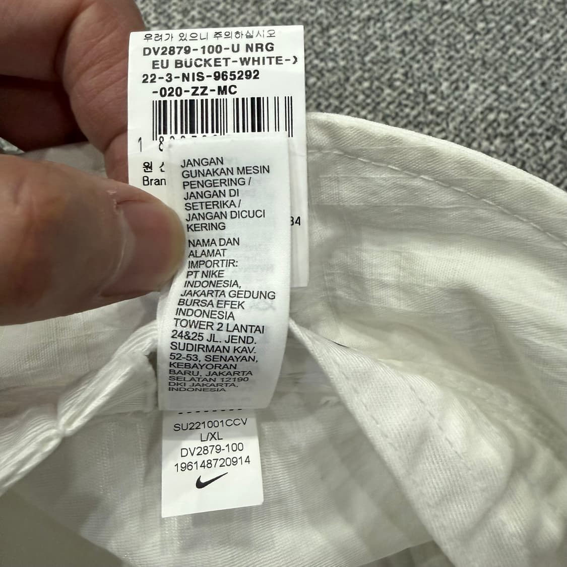L/XL 자크뮈스x나이키 드라이핏 버킷햇 벙거지 모자 상품이미지8