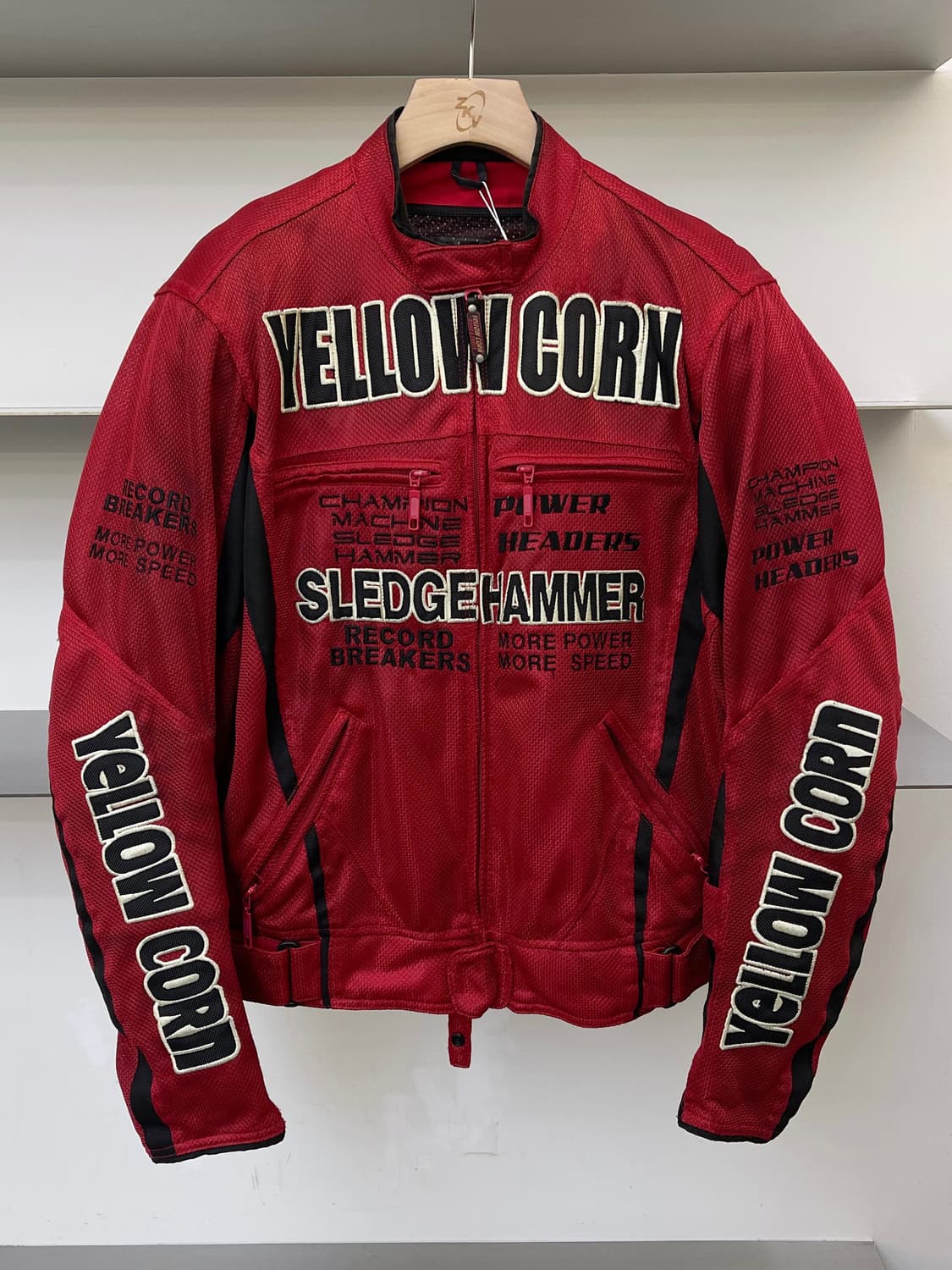 옐로우콘 90s B.R.P 레이싱 메쉬드 자켓 상품이미지1