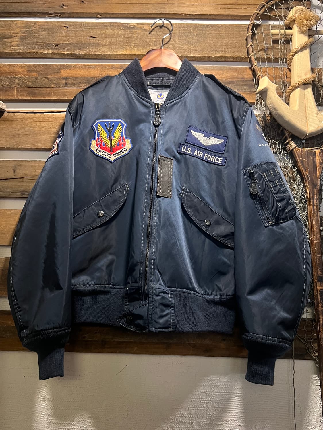 [M]TED COMPANY 테드컴퍼니 TYPE L-2A 네이비 항공 점퍼 상품이미지1