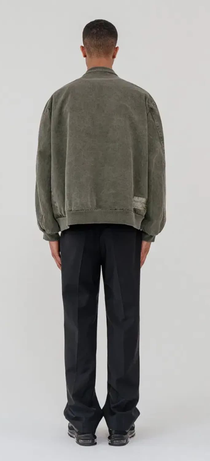 브이투) 오버핏 블루종 항공점퍼 MA-1 상품이미지4