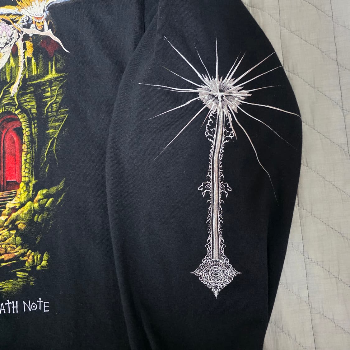 [XL] BOOT 부틀렉 데스노트 블랙 롱슬리브 상품이미지5