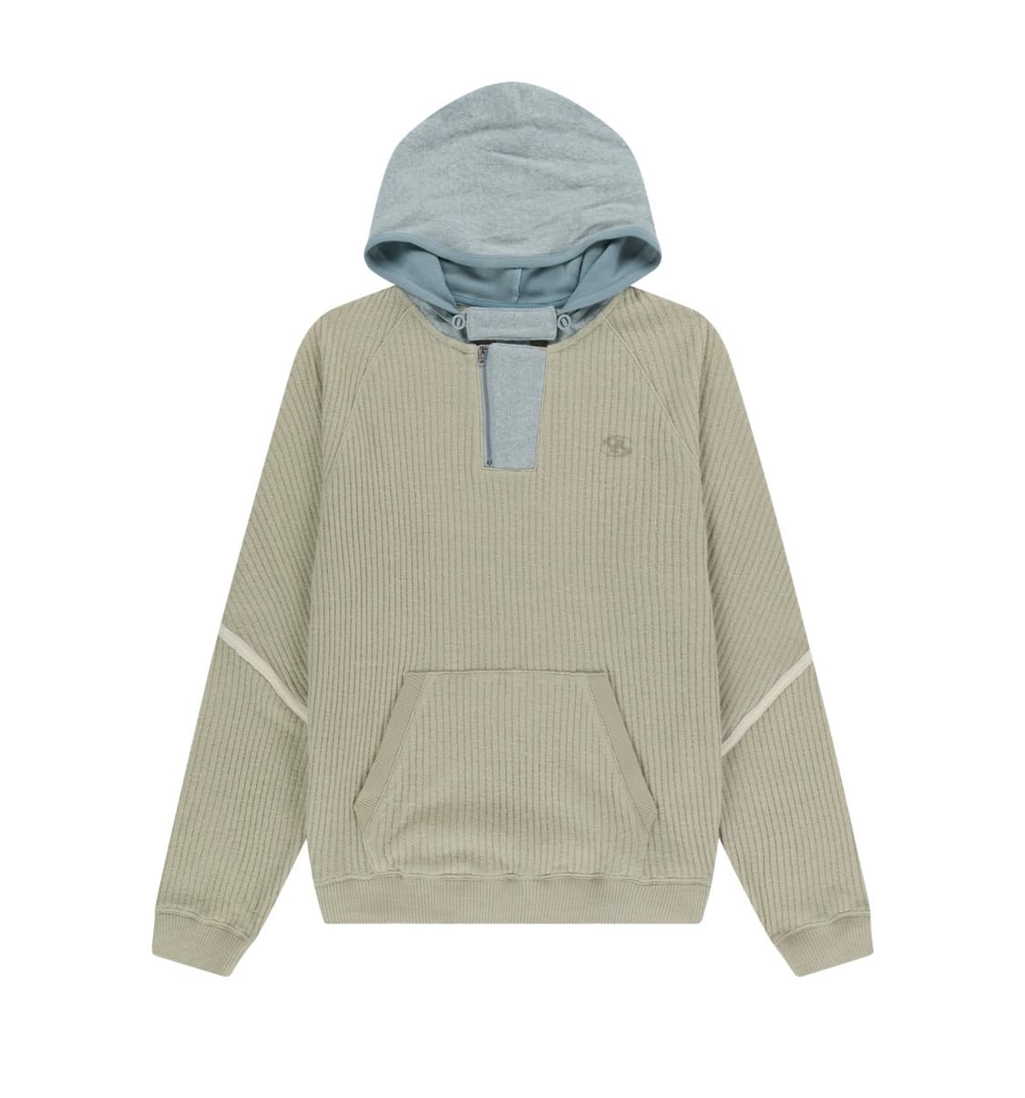 산산기어 RIBBED HOODIE KNIT [BEIGE] 상품이미지1