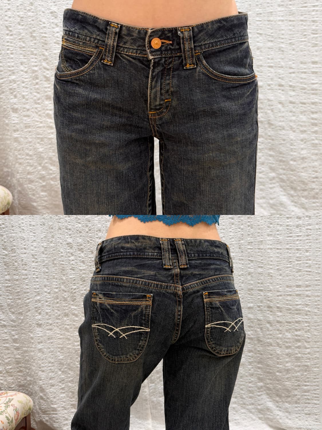 Bootscut black denim pants 상품이미지5