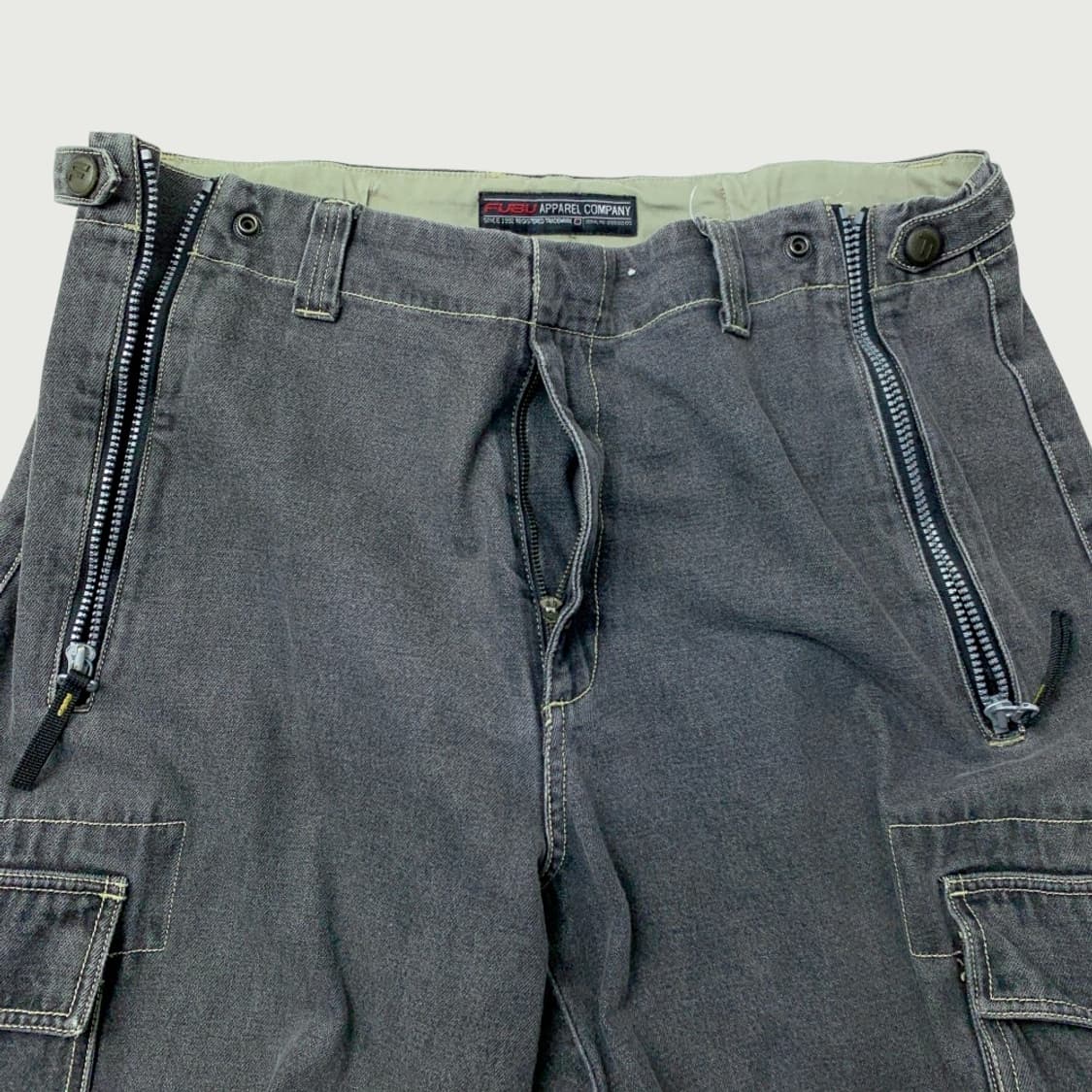 [34/정품] FUBU 후부 그레이 카고팬츠 상품이미지4