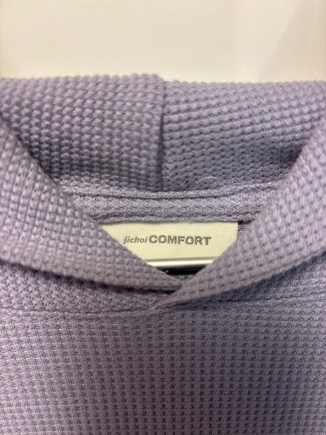 jichoiCOMFORT 23-006 WAFFLE HOODIE 지초이 상품이미지4