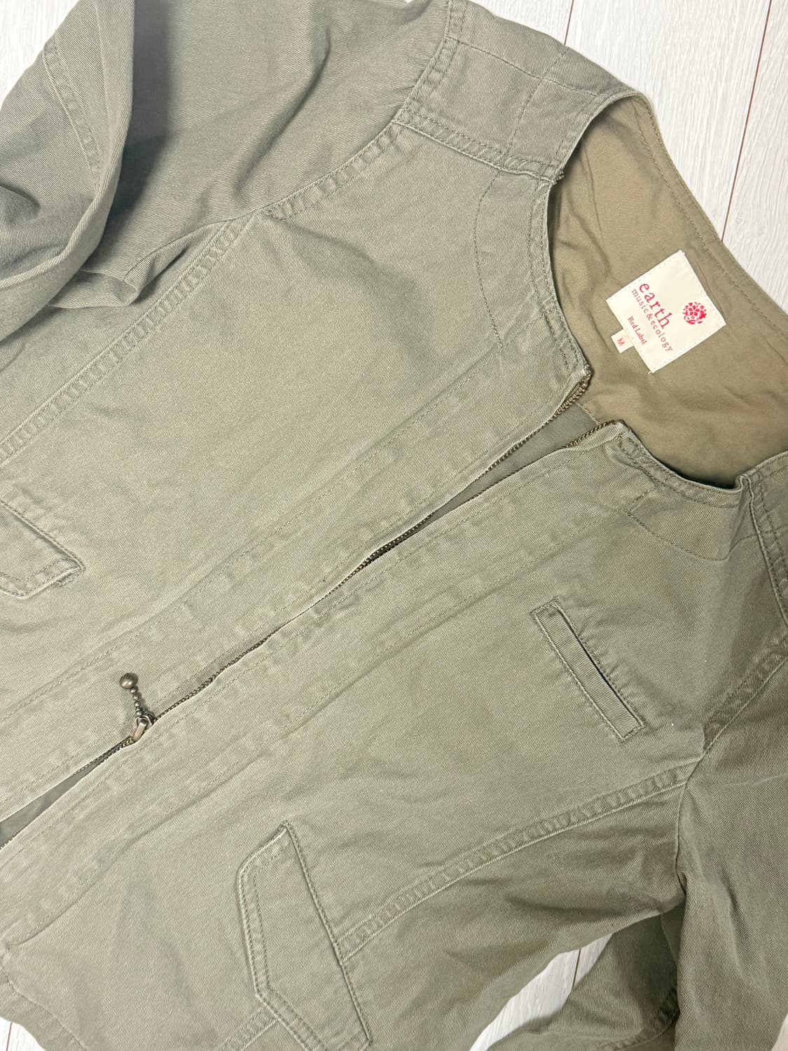 카키색 야상 자켓 상품이미지4