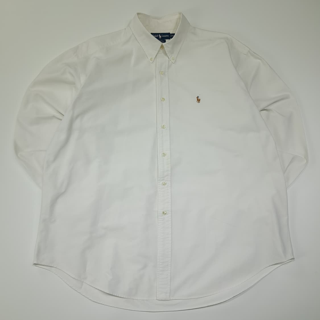 CL403 2XL 폴로 90s 코튼 멀티포니 화이트 셔츠 남방 상품이미지1