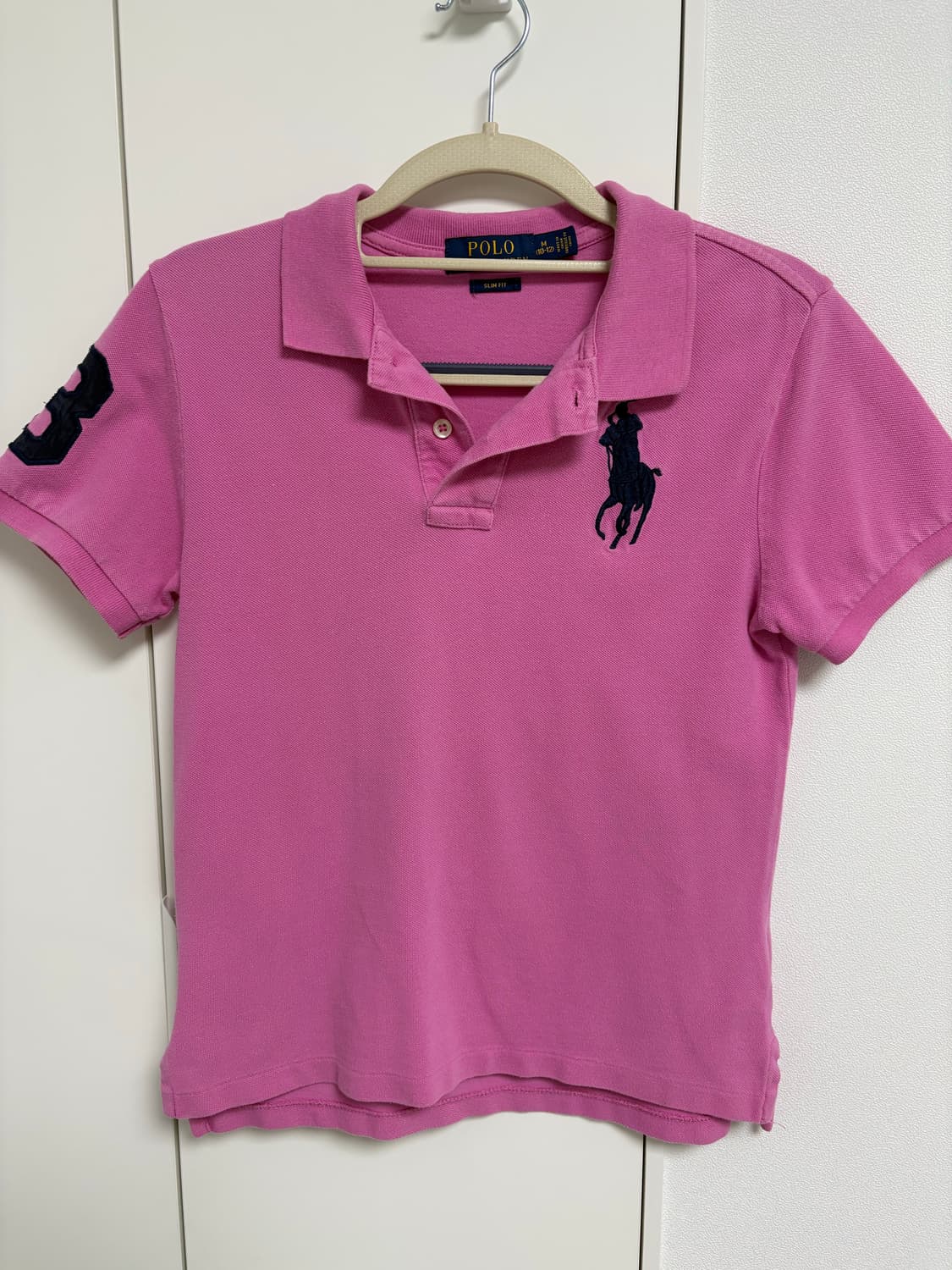 대장) 핑크 빅포니 반팔 카라티 상품이미지4