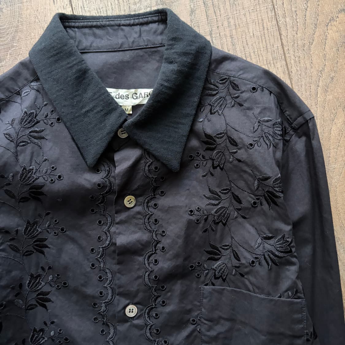 Floral Needlepoint Punching Blouse 상품이미지2