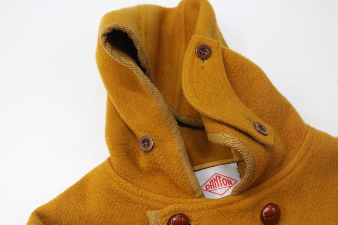 단톤 머스타드 더블 코트 상품이미지7