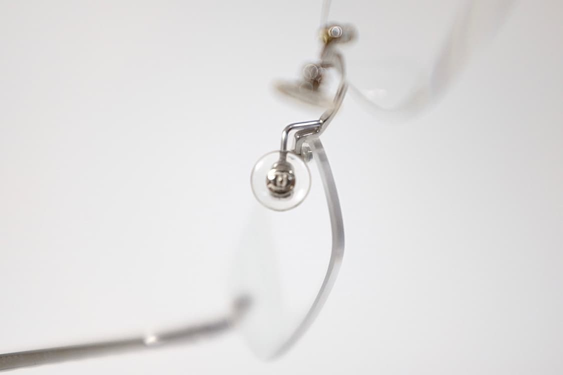 CHANEL 샤넬 빈티지 무테 실버 핑크 안경 상품이미지7