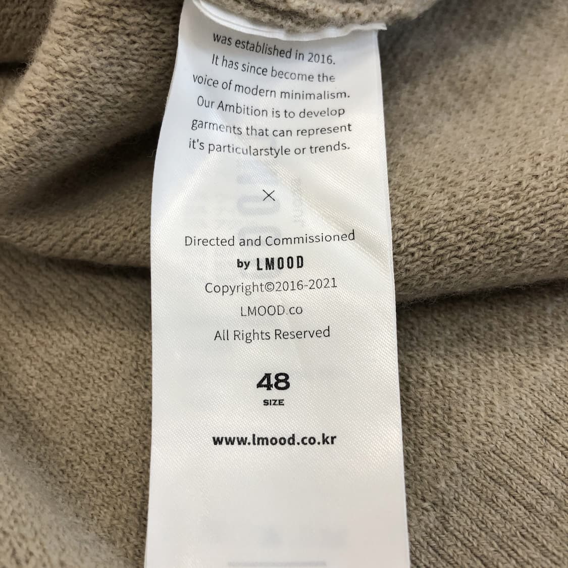 엘무드 화란 세미오버 캐시미어 니트 48 상품이미지6