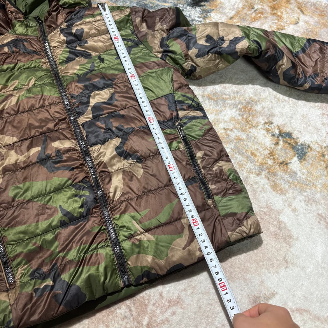 폴로 카모 리버서블 후드 경량패딩 새상품 상품이미지9