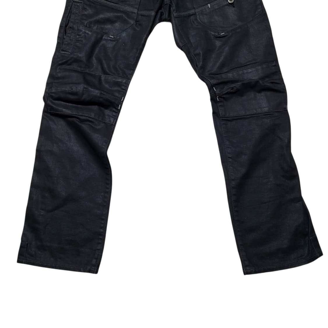 (34) G star raw 지스타로우 블랙 코팅진 펑크가죽바지 상품이미지7