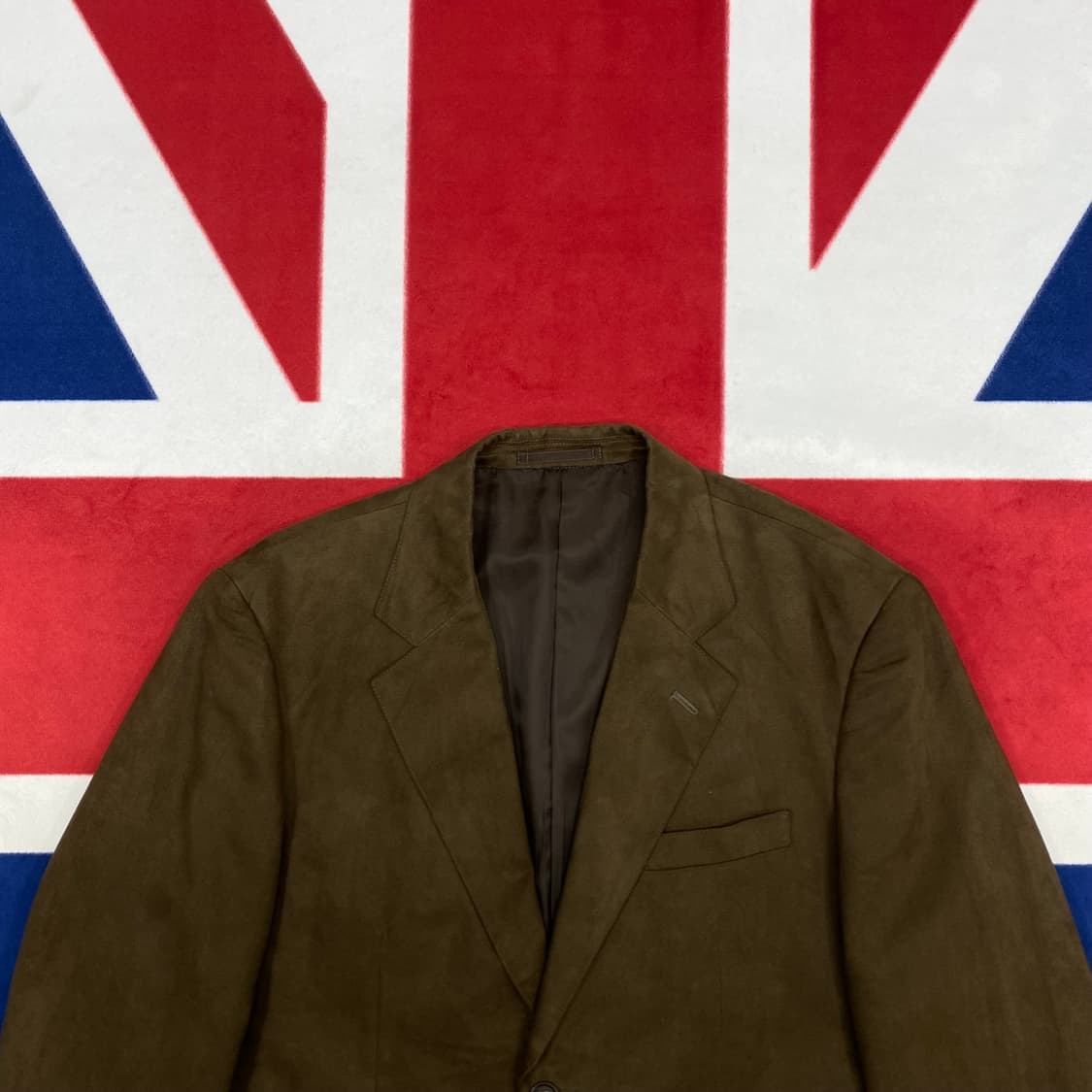 빈티지 스웨이드 미니멀자켓 실측 105  상품이미지3