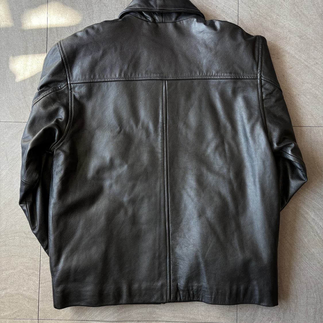 올드갭 소가죽 블랙 레더 자켓  상품이미지8