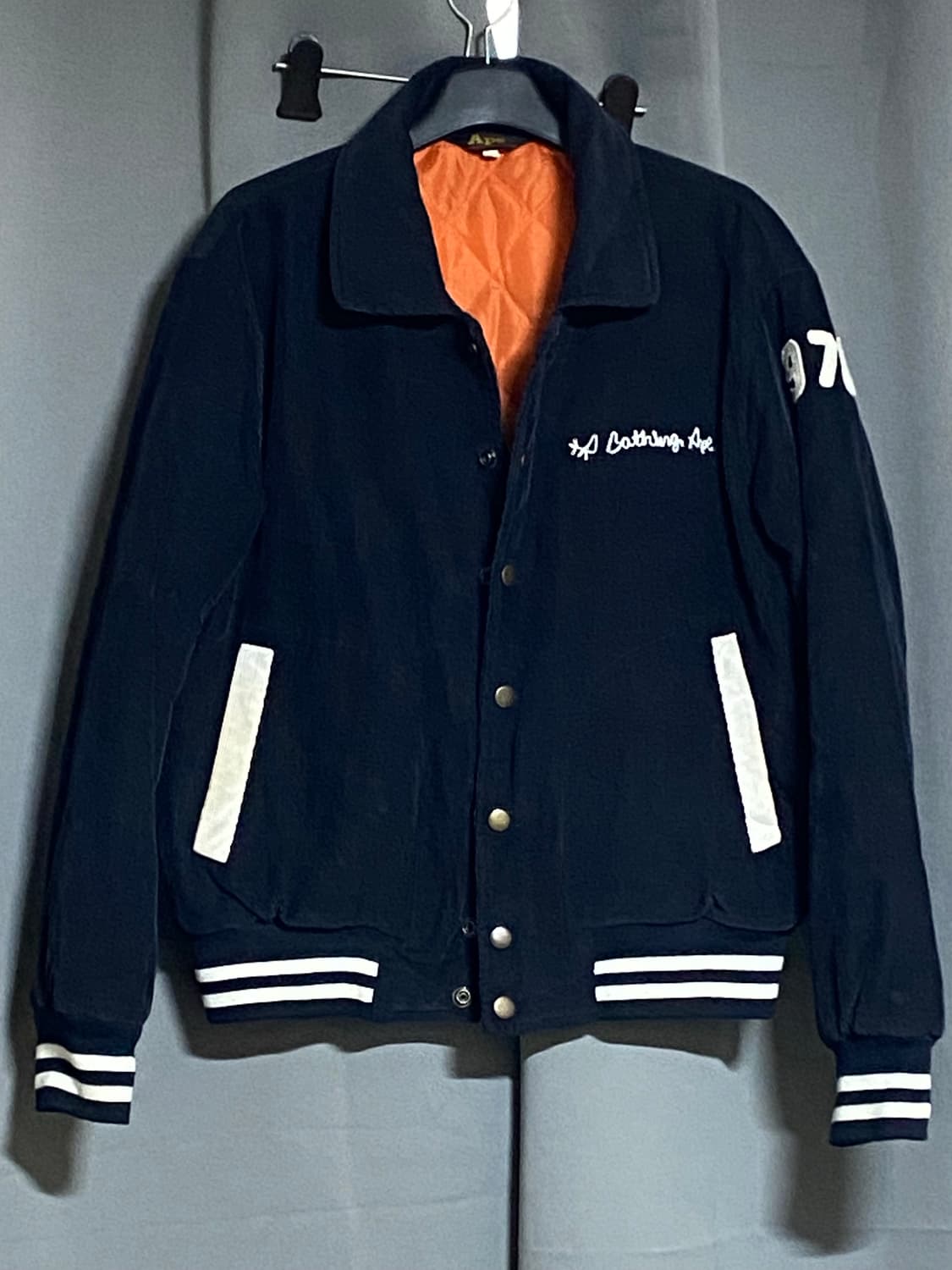 빈티지 베이프 제너럴메이드 코듀로이 바시티 상품이미지2