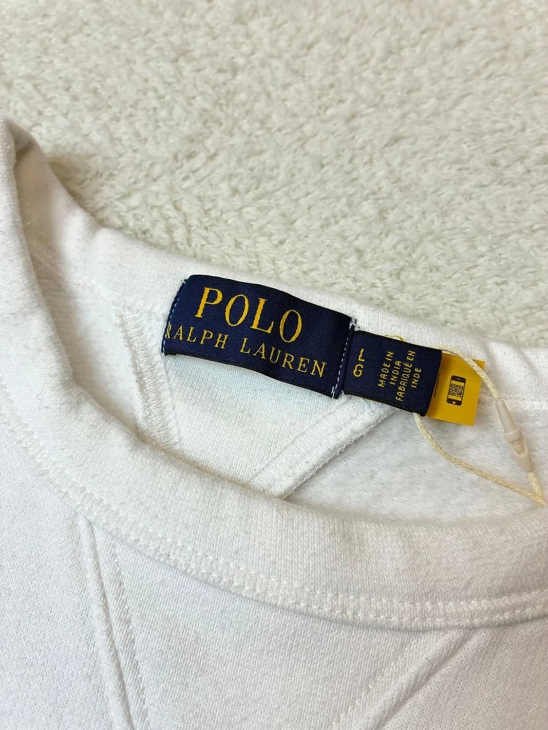 폴로 랄프로렌 로고 큐알 맨투맨 PN6217 상품이미지4