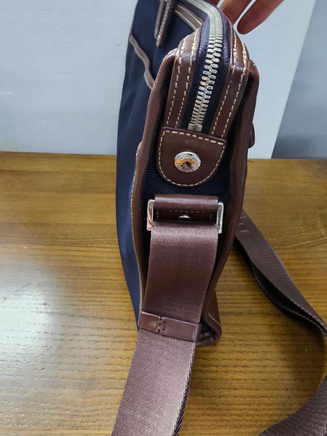 빈폴 남성 체크 크로스백 서류가방 상품이미지4