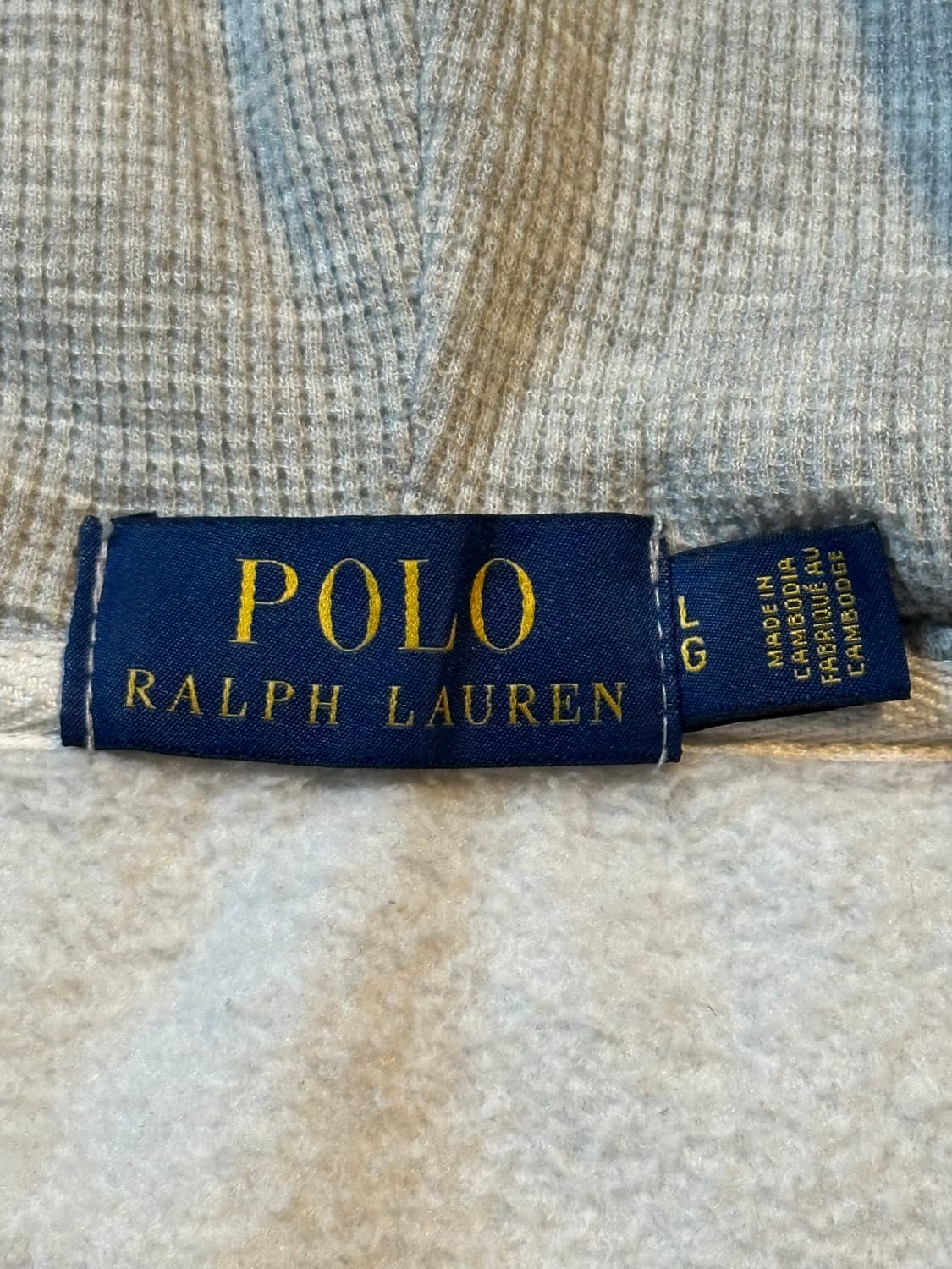 폴로 랄프로렌 신형 네이비포니 써멀 후드집업 그레이 상품이미지9