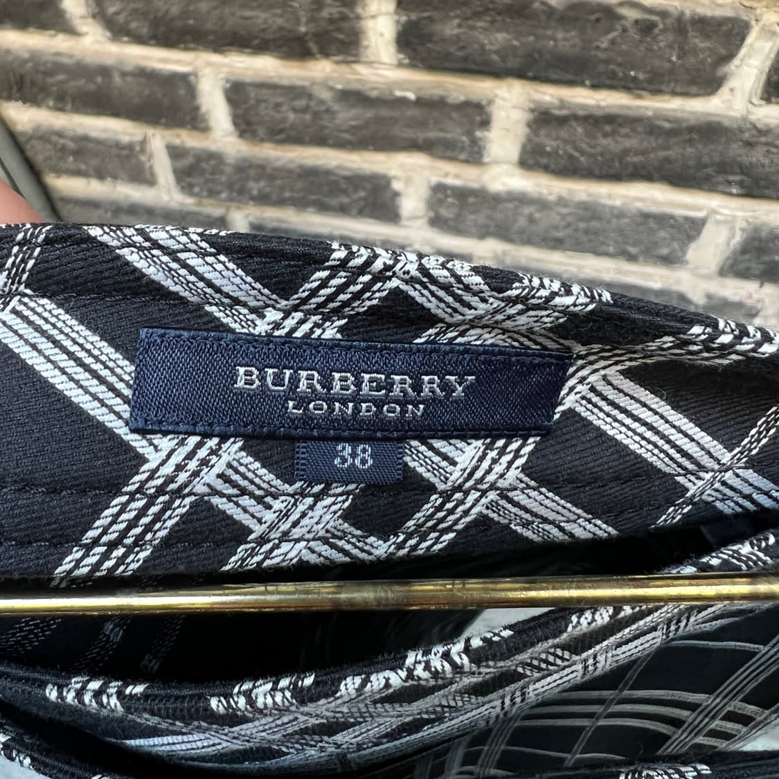 버버리 런던 체크 랩 스커트 상품이미지8