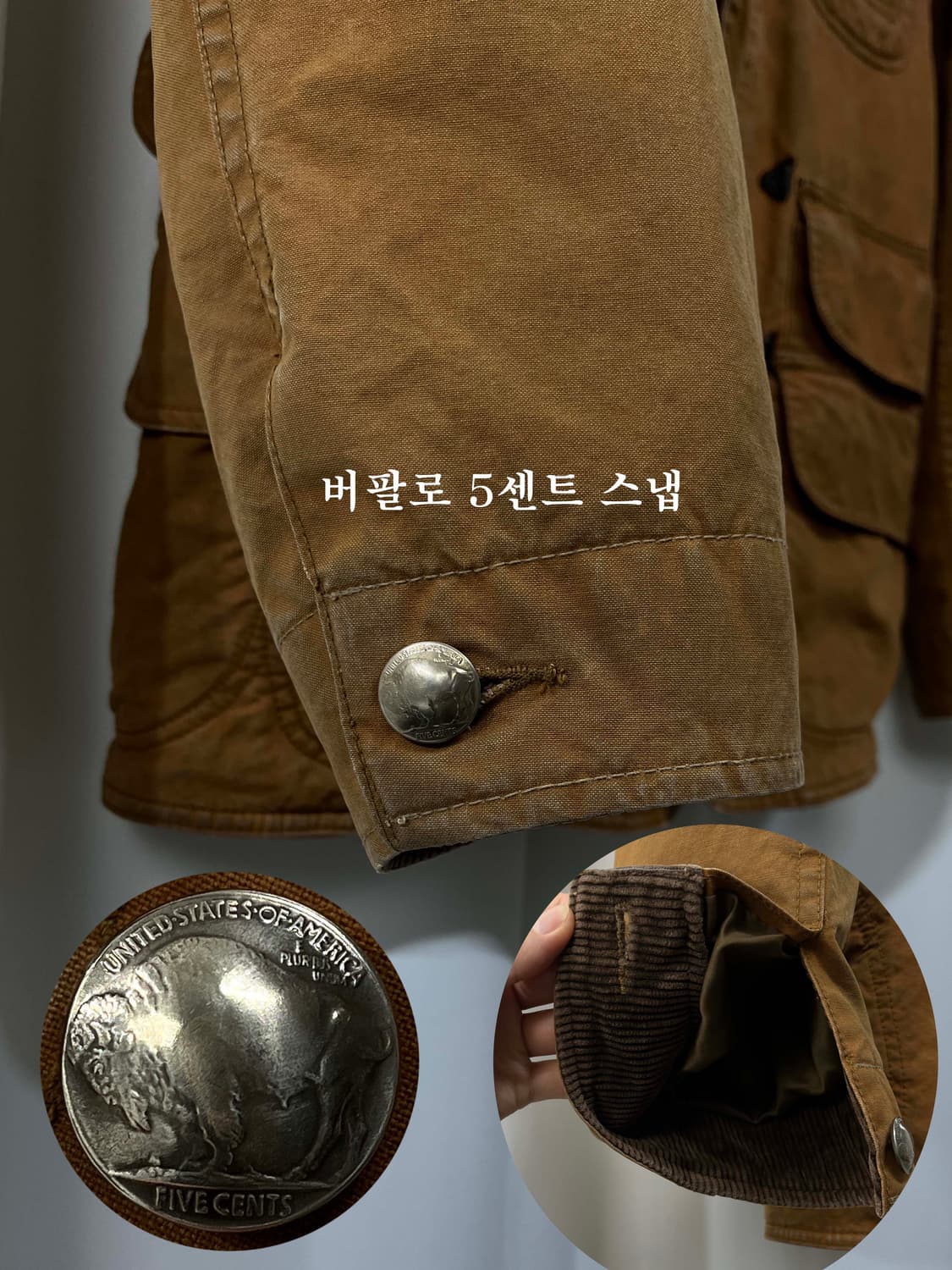 폴로 랄프로렌 러프아웃 탄베이지 버팔로 모호크 헌팅 필드자켓 상품이미지9