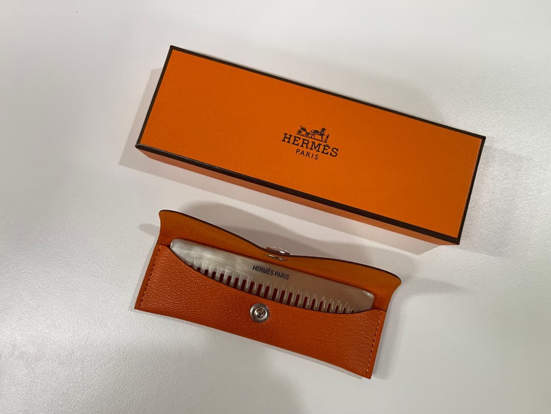 에르메스 코옴 빗 케이스 오렌지 Hermes 상품이미지4