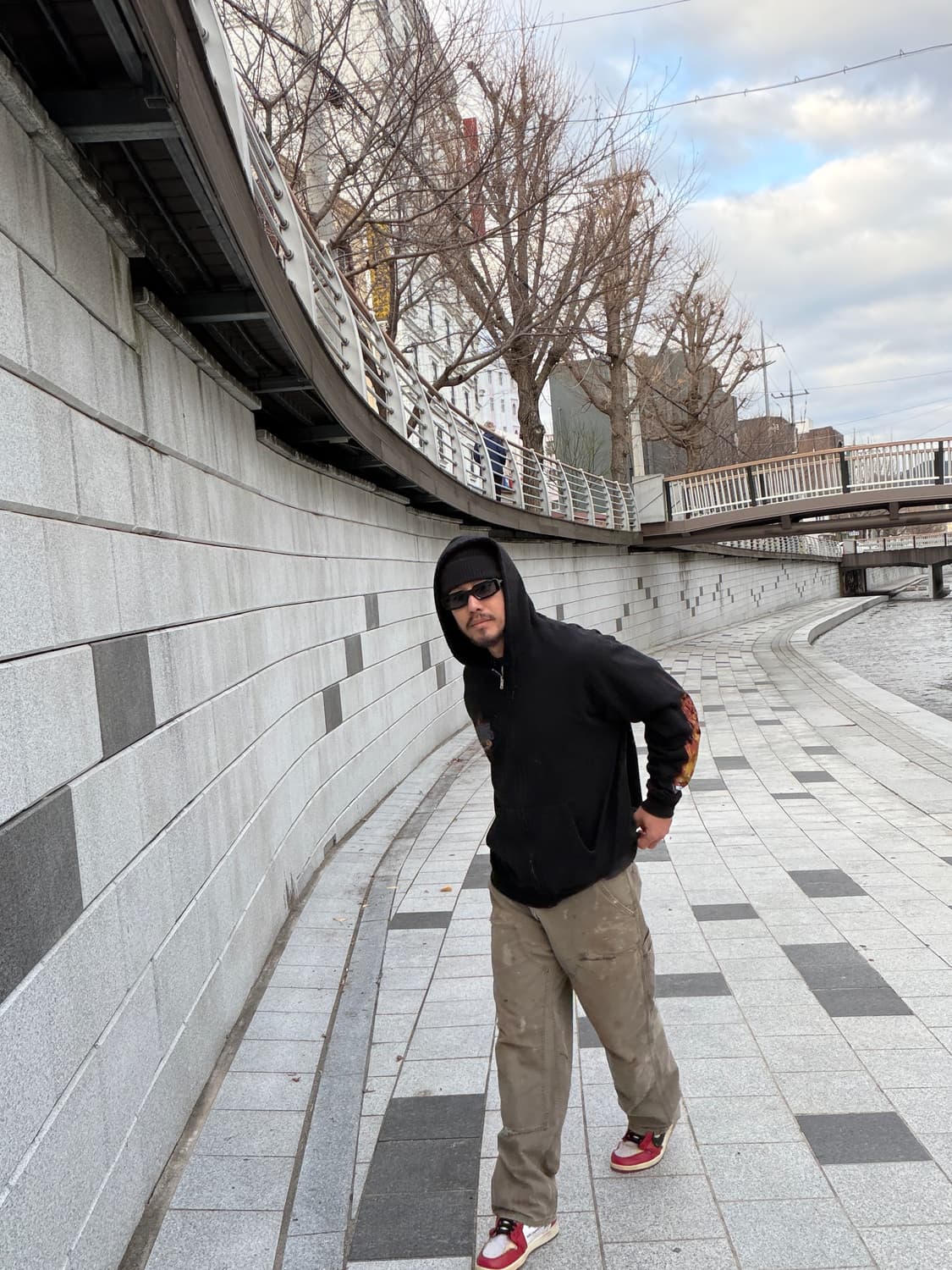 Harley-Davidson 식스 벤즈 플로리다 프린팅 후드집업 상품이미지8