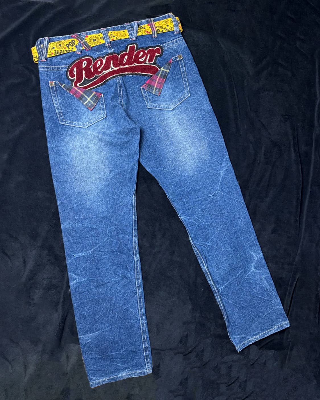 일본빈티지 COLZA 데님 팬츠 상품이미지1